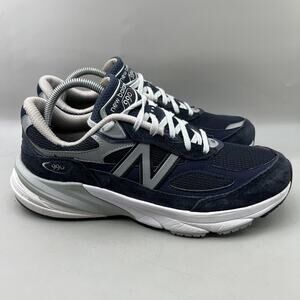 New Balance 990v6 Running Shoes Men Size 9.5 D Navy Blue Suede Comfort Sneakers